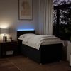 vidaXL Boxspringbett mit Matratze Schwarz 100x200 cm Stoff 3288886 Bild 5