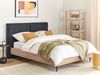 Bett mit Lattenrost IZERNORE 140 x 200 cm Stoff Dunkelgrau Bild 3