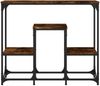 vidaXL Konsolentisch Räuchereiche 89,5x28x76 cm Holzwerkstoff 833385 Bild 4