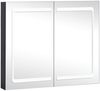 vidaXL LED-Spiegelschrank fürs Bad 80x12,2x68 cm 325545 Bild 2