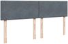 vidaXL Boxspringbett mit Matratze Dunkelgrau 180x200 cm Samt 3287801 Bild 5