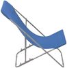 vidaXL Klappbare Strandstühle 2 Stk. Stahl und Oxford-Gewebe Blau 44358 Bild 4