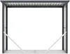 Vente-unique - WINWOOD Gartenhaus Metall GrauBraun - B 75 cm x H 190 cm x L 230 cm Bild 5