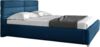 99rooms Odalys Polsterbett Strukturstoff INARI Blau 120x200 cm mit Bettkasten Bild 5