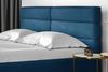 99rooms Odalys Polsterbett Strukturstoff INARI Blau 120x200 cm mit Bettkasten Bild 3