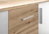 Kommode BC1040 Sideboard Evoke Eiche Nb. / Weiß ca, 80/84/35 cm Bild 3