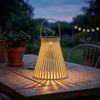 queence LED Solarleuchte Laterne Lampions bunt aus Kunststoff Ø14,5x18,5cm, LED fest integriert, Lampe für Innen und Außen geeignet Bild 2