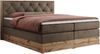 Boxspringbett VENETO KING, Doppelbett mit Multipocket-Matratze, Polsterbett mit Kopfstütze - 160 x 200 cm - Braun Velvet - H4 Bild 4