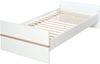 roba Kindermöbelset 'Moritz' - 3-teilig - Kinderbett 70 x 140 cm - Wickelkommode - Schrank - Weiß Bild 5