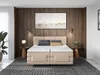 Vente-unique - LODI Bett Stoff Beige - B 168 cm x H 118 cm x L 215 cm Bild 3