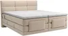 Vente-unique - LODI Bett Stoff Beige - B 168 cm x H 118 cm x L 215 cm Bild 4