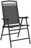 vidaXL Klappbare Gartenstühle 4 Stk. Graumeliert Stahl und Textilene 3157293 Bild 4