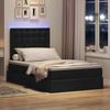 vidaXL Bett mit Stauraum und LED Schwarz 120 x 200 cm Polyester 3372536 Bild 5