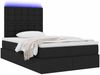 vidaXL Bett mit Stauraum und LED Schwarz 120 x 200 cm Polyester 3372536 Bild 3