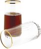 Pasabahce 420695 Nova Trinkglas Set 4-teilig mit elegantem Goldrand - 360 ml Cocktailgläser Saftglas Bild 4