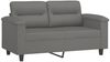vidaXL 2-tlg. Sofagarnitur mit Kissen Dunkelgrau Mikrofasergewebe 3202328 Bild 3
