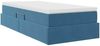 vidaXL Aufbewahrungsbett mit Matratze Dunkelblau 90 x 190 cm Samt 3370273 Bild 5