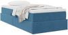 vidaXL Aufbewahrungsbett mit Matratze Dunkelblau 90 x 190 cm Samt 3370273 Bild 3