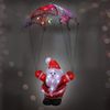 Deuba LED Acryl Figur Außen Weihnachtsmann Fallschirm beleuchtet Weihnachtsdeko Weihnachten Weihnachtsfigur Bild 3