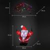 Deuba LED Acryl Figur Außen Weihnachtsmann Fallschirm beleuchtet Weihnachtsdeko Weihnachten Weihnachtsfigur Bild 5