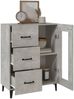 Sideboard Betongrau 69,5 x 34 x 90 cm Holzwerkstoff [812217] Bild 5
