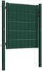 vidaXL Zauntor aus PVC und Stahl 100 x 81 cm Grün 145227 Bild 2