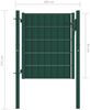 vidaXL Zauntor aus PVC und Stahl 100 x 81 cm Grün 145227 Bild 4