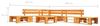 vidaXL 6-tlg. Garten-Lounge-Set aus Paletten Holz Honigbraun 277461 Bild 3