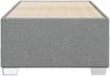 vidaXL Bettgestell ohne Matratze Hellgrau 80x200 cm Stoff 3284429 Bild 4
