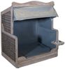 Strandkorb-King XL Hundestrandkorb aus Teakholz naturfarben Bild 2