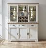 Buffet Geschirrschrank JASMIN Pinie weiß Nachbildung Bild 2