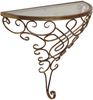 Wandkonsole aus Metall, Gold Bild 2