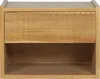 Vente-unique - REVUKA Bedside table Holz, Platte Beige - B 30 cm x H 35 cm x L 47 cm Bild 3