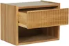 Vente-unique - REVUKA Bedside table Holz, Platte Beige - B 30 cm x H 35 cm x L 47 cm Bild 4
