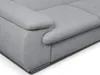 Ecksofa mit Schlaffunktion & Bettkasten FABIEN - Hellgrau - Ecke Rechts Bild 5
