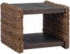 vidaXL Couchtisch Natur 45 x 45 x 45 cm Massives Mahagoni Holz 42011578 Bild 2