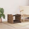 vidaXL Couchtisch Natur 45 x 45 x 45 cm Massives Mahagoni Holz 42011578 Bild 3