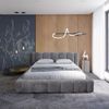 Polsterbett Doppelbett HAILEY 160x200cm Komplettset Stoff Tender Way Grau Bild 2