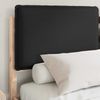 vidaXL Bettgestell mit gepolstertem Kopfteil Schwarz 120 x 190 cm 877856 Bild 3
