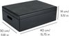 Creative Deco Aufbewahrungsbox Große mit Deckel 40x30x14 cm (1cm) Bild 2