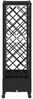 vidaXL Hochbeet mit Rankgitter und Dach Schwarz 203,5 x 40 x 129 cm PP 3423153 Bild 4