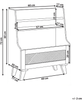 Bücherregal mit 2 Ebenen JACKIT 72 cm Weiß Bild 2