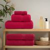 vidaXL Premium Badetücher SOLUND 10 Stk. Rot 100x150 cm 600 g/m² 137409 Bild 3