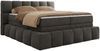 Boxspringbett NIRA KING, Doppelbett mit Fußteil, 7-Zonen Multipocket-Matratzen und Topper, Schlafzimmerbett - 180 x 200 cm - Dunkelgrau Velvet - H3 Bild 5