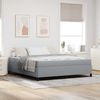 vidaXL Boxspringbett Hellgrau 180 x 200 cm Stoff 3398878 Bild 1
