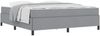 vidaXL Boxspringbett Hellgrau 180 x 200 cm Stoff 3398878 Bild 2