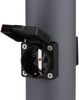 LED Wegeleuchte mit Bewegungsmelder & Steckdosen in Anthrazit & Rauch, H 60cm Bild 5
