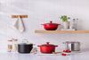 LE CREUSET Topf-Set 3-Ply Kochgeschirr-Set 4tlg, Edelstahl Bild 2