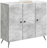 vidaXL Sideboard Betongrau 89 x 34,5 x 80 cm Holzwerkstoff 895568 Bild 2