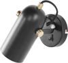 'Tyria' Wandlampe 1-flammig Schwarz 156 cm aus Metall Glockenförmig Elegant Modern Retro Stil Bild 5